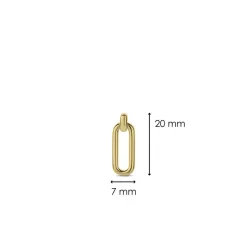 Boucles d'oreilles Ti Sento 7847SY-H - Argent, plaqué or