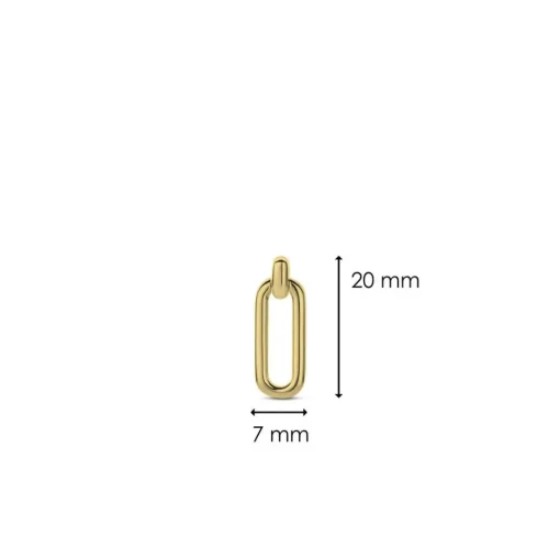 Boucles d'oreilles Ti Sento 7847SY-H - Argent, plaqué or