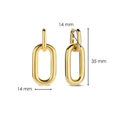 Boucles d'oreilles Ti Sento 7846SY - Argent, plaqué or