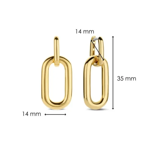 Boucles d'oreilles Ti Sento 7846SY - Argent, plaqué or