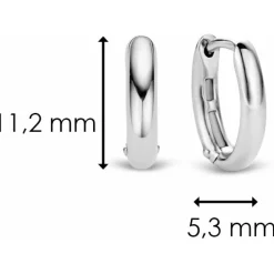 Boucles d'oreilles Ti Sento 7759SI - Boucles d'oreilles Argent Anneau Femme