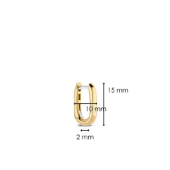 Boucles d'oreilles Ti Sento 7845SY-H - Argent, plaqué or