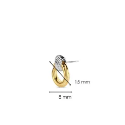 Boucles d'oreilles Ti Sento 7858SY-H - Argent, plaqué or