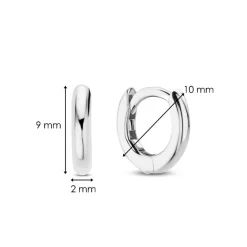 Boucles D'Oreilles Ti Sento - 7954SI Argent Rhodié Anneaux