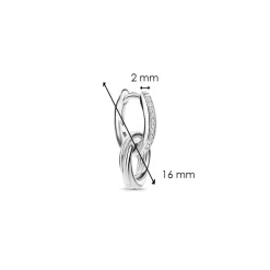 Boucles d'oreilles Ti Sento 7857ZI-H - Argent