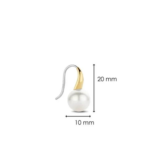Boucles d'oreilles Ti Sento 7849PW-H - Argent, plaqué or