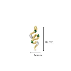 Boucles d'oreilles Ti Sento 7827EM-H - Argent, plaqué or