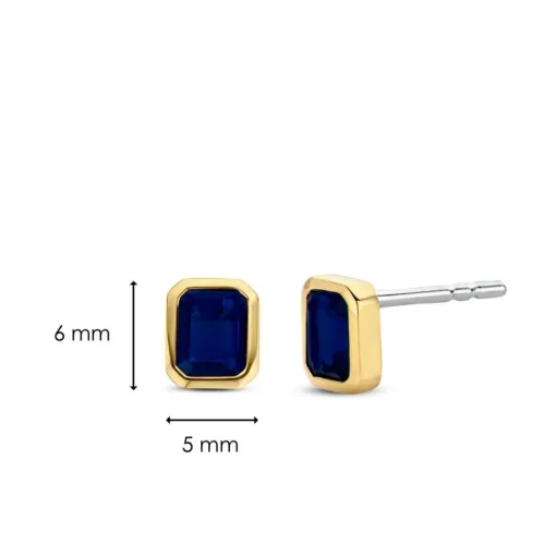 Boucles d'oreilles Ti Sento 7893BY - Argent, plaqué or
