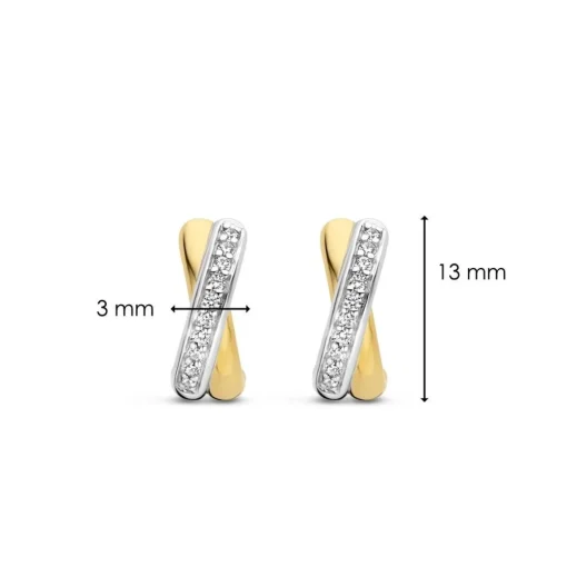 Boucles d’oreilles Ti Sento 7667ZY – Doré
