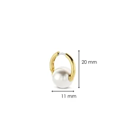 Boucles d'oreilles Ti Sento 7850PW-H - Argent, plaqué or