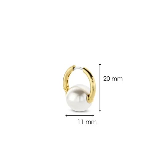 Boucles d'oreilles Ti Sento 7850PW-H - Argent, plaqué or