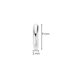Boucles D'Oreilles Ti Sento - 7954SI Argent Rhodié Anneaux