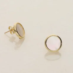 Boucles oreilles anneau plaqué or Maison de la Bijouterie Y5Y3Z00