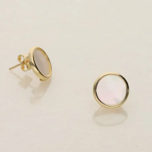 Boucles oreilles anneau plaqué or Maison de la Bijouterie Y5Y3Z00