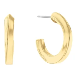 Boucles oreilles Calvin Klein Twisted Ring - 35000311 Acier Doré