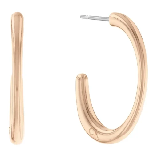 Boucles oreilles Calvin Klein Playful Organic Shapes - 35000348 Acier Doré rose