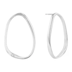 Boucles oreilles Calvin Klein Elongated Drops - 35000450 Acier Argent