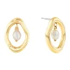 Boucles oreilles Calvin Klein Edgy Pearls - 35000562 Acier Doré