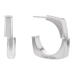 Boucles oreilles Calvin Klein Bold Metals - 35000557 Acier Argent