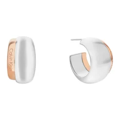Boucles oreilles Calvin Klein Refine - 35000614 Acier Argent, Doré rose