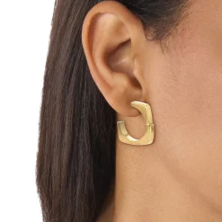 Boucles oreilles Calvin Klein Bold Metals - 35000558 Acier Doré