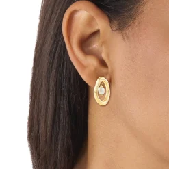 Boucles oreilles Calvin Klein Edgy Pearls - 35000562 Acier Doré