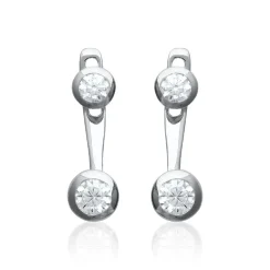 Boucles oreilles femme Argent Oxyde de zirconium Maison de la Bijouterie Z5ZVZZ0