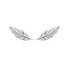 Boucles oreilles femme plume Argent Maison de la Bijouterie W5YWZ00