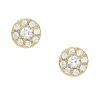 Boucles oreilles Fossil Bijoux All Stacked Up - JF04375710 Acier Doré