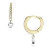 Boucles oreilles Fossil Bijoux Tokens Of Affection - JF04358998 Acier Bicolore