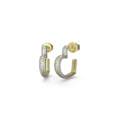 Boucles oreilles Guess Bijoux Beloved JUBE05017JWYG Acier Doré