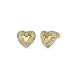 Boucles oreilles Guess Bijoux Beloved JUBE05020JWYG Acier Doré