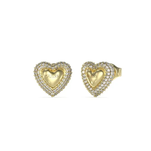 Boucles oreilles Guess Bijoux Beloved JUBE05020JWYG Acier Doré