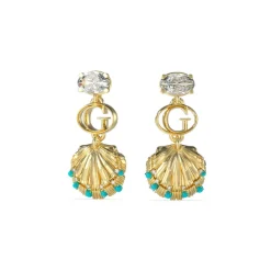Boucles oreilles Guess Bijoux Seashell JUBE05124JWYG Acier Doré