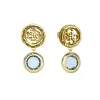 Boucles oreilles Guess Bijoux Petra JUBE05098JWYGAQ Acier Doré