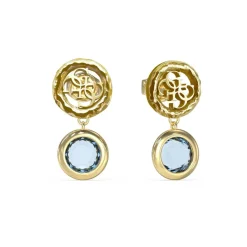 Boucles oreilles Guess Bijoux Petra JUBE05098JWYGAQ Acier Doré