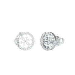Boucles oreilles Guess Bijoux 4 Love JUBE05041JWRH Acier Acier