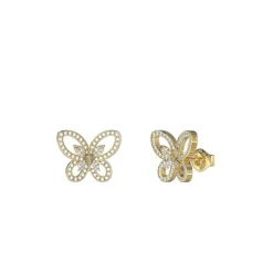 Boucles oreilles Guess Bijoux Lily JUBE05114JWYG Acier Doré