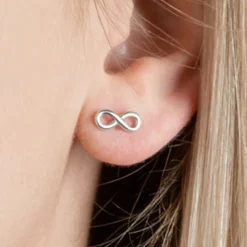 Boucles oreilles infinity Argent Maison de la Bijouterie W4UVY00