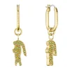 Boucles oreilles Lacoste Crocodile - 2040364 Acier Doré