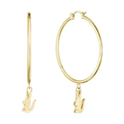 Boucles oreilles Lacoste Crocodile - 2040376 Acier Doré