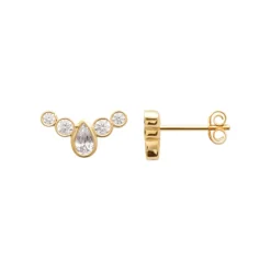 Boucles oreilles Maison de la Bijouterie Sensimio Y3036ZZ0 Plaqué or