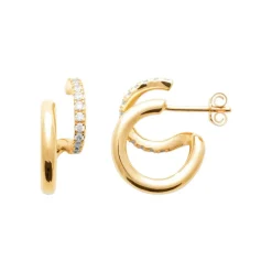 Boucles oreilles Maison de la Bijouterie Sensimio Y3035ZZ0 Plaqué or