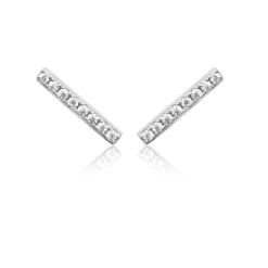 Boucles oreilles oxyde de zirconium Argent Maison de la Bijouterie Z5YW4Z0