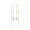 Boucles oreilles perles de culture oz plaqué or Maison de la Bijouterie Y3030V0Z4