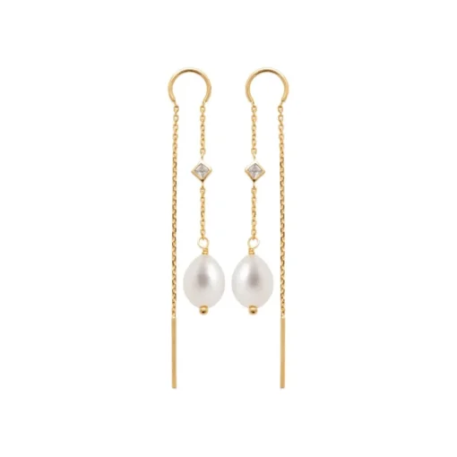 Boucles oreilles perles de culture oz plaqué or Maison de la Bijouterie Y3030V0Z4