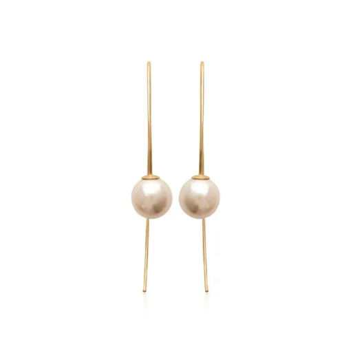 Boucles oreilles perles plaqué or Maison de la Bijouterie Y535W0Z4