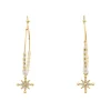 Boucles oreilles Pierre Lannier Bijoux Antharea - BJ25A2211 Acier Doré
