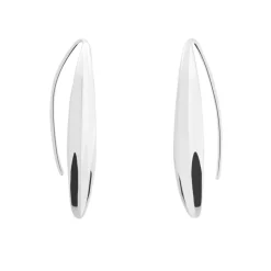 Boucles oreilles Pierre Lannier Bijoux Entasis - BJ20A2101 Acier Argent