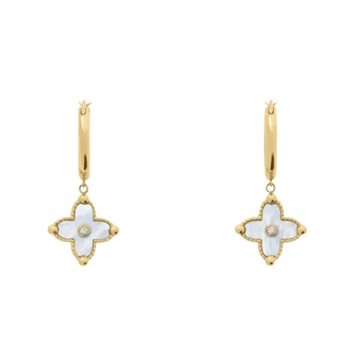 Boucles oreilles Pierre Lannier Bijoux Rubya - BJ23A6211 Acier Doré